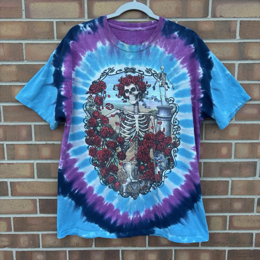 Vintage 2001 Liquid Blue Grateful Dead 30 Years Band Tee Sz XL